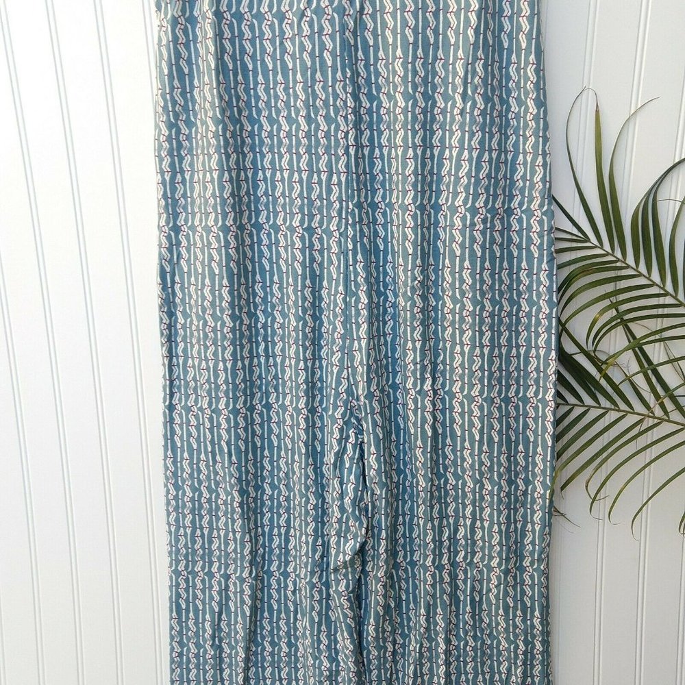 Anthropologie Saturday Sunday Lizzy Jumpsuit Size S Cotton Boho Floral Wide Leg - Picture 8 of 11